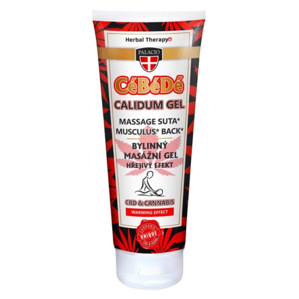 PALACIO CBD Calidum – Rozgrzewający żel do masażu z CBD i konopiami 200ml
