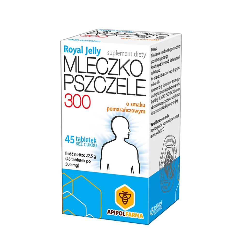 Mleczko Pszczele Royal Jelly 300 – 45 tabletek